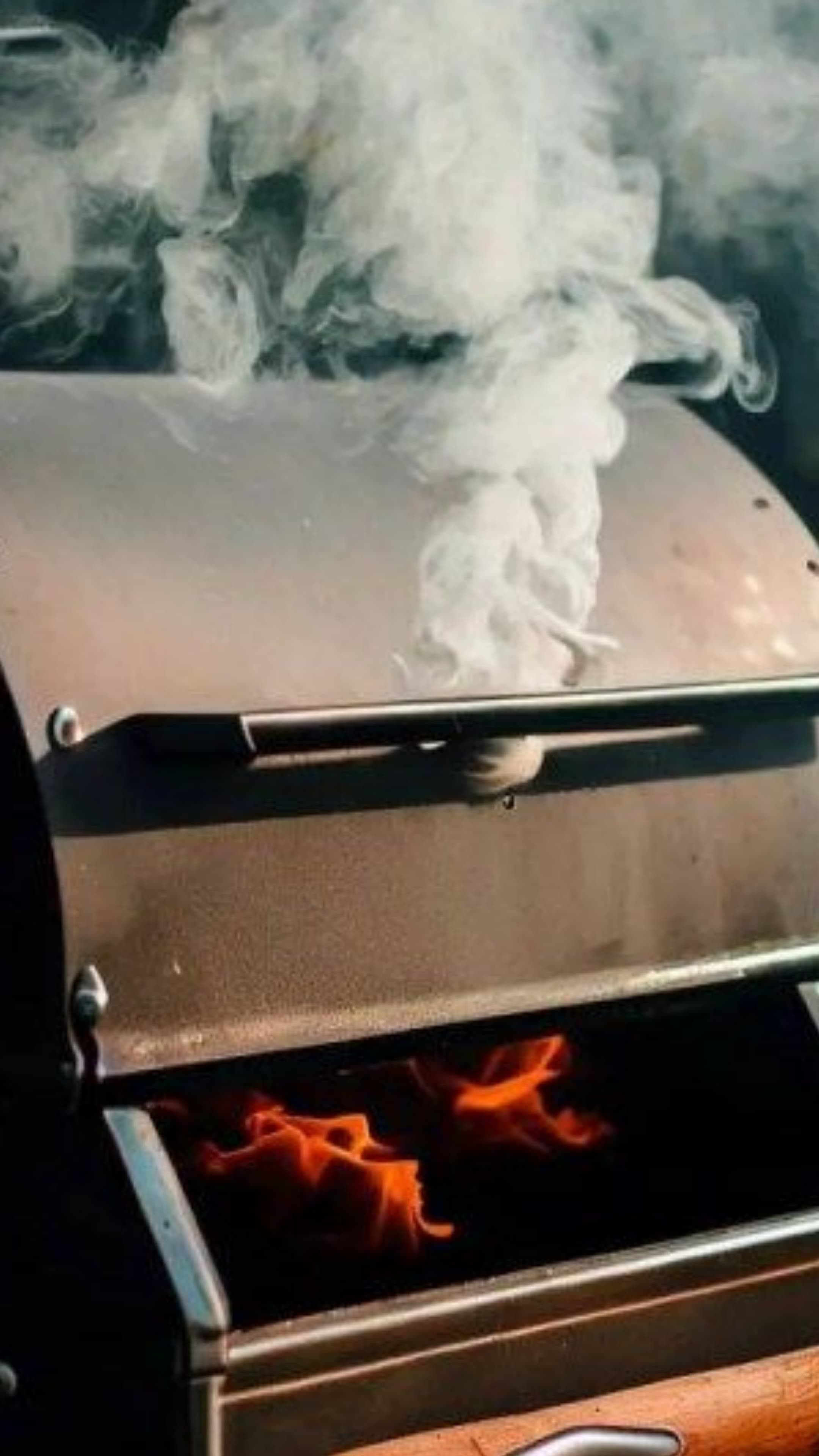 Effiloché de viande fumée servi en barquette, street food au feu de bois